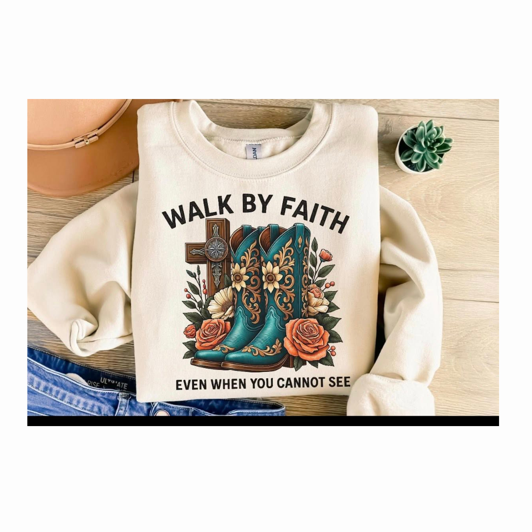 Walk by Faith Even When You Cannot See Women's Tee