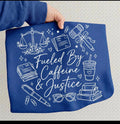 Fueled By Caffeine & Justice Women's Hoodie