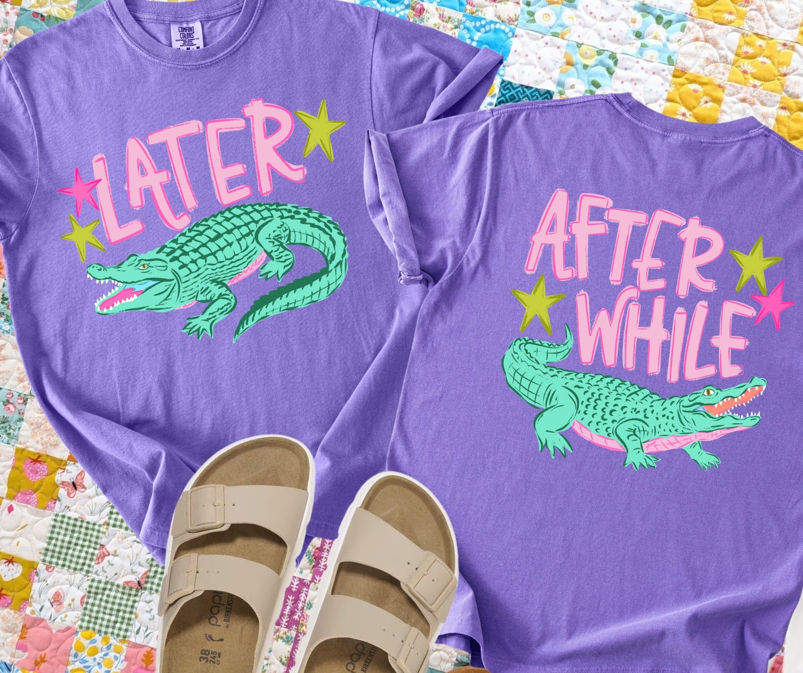 Later Alligator After While Crocodile Kids Tee