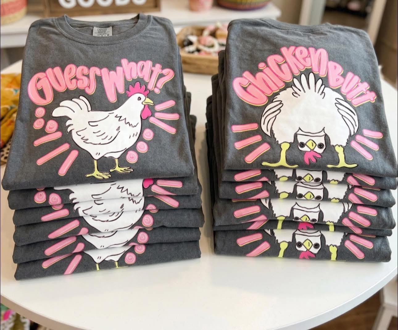 Guess What? Chicken Butt Kids Tee