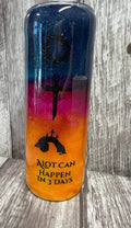 A Lot Can Happen in 3 Days Resin Tumbler | 24 oz Skinny | One of a Kind