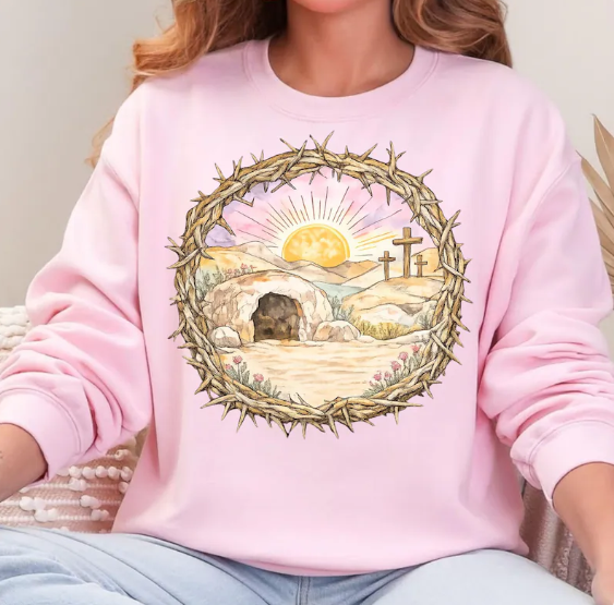 Crown of Thorns Easter Sweatshirt