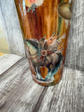 Western Boho Horse Resin Tumbler | 32 oz | One of a Kind