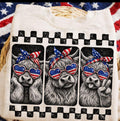 Patriotic  Cows Kids Tee