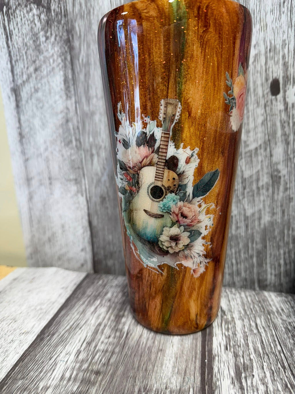 Western Boho Horse Resin Tumbler | 32 oz | One of a Kind